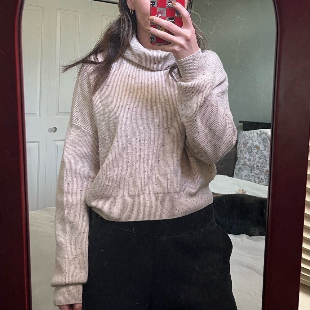 Cupcakes and Cashmere Confetti Cowl neck Sweater